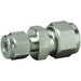 Ham-Let 12 Tube OD X 8MM Tube OD Reducing Union 763L-SS-12-8 - FluidAirFittings