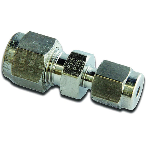 Parker A-LOK 3/8" Tube OD X 1/4" Tube OD Imperial Straight Reducing Union 6RU4-316 - FluidAirFittings