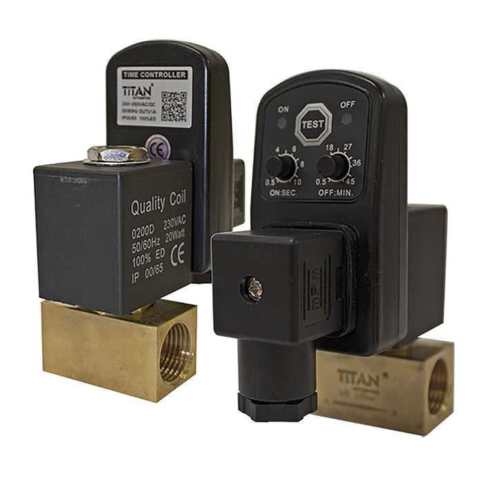 FT Pro Electronic Timer Drain 24V DC TVR-C-15-24VDC - FluidAirFittings