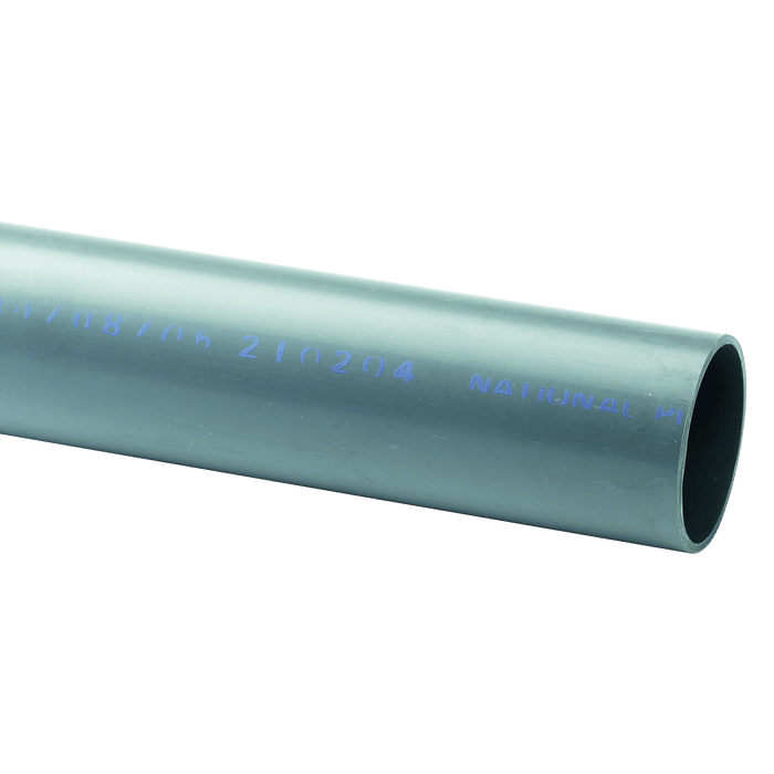 Comer 1.1/2" 48.3MM OD X 5.5MM Class-7 UPVC 6M UPVC/7TUBE-6-112 - FluidAirFittings