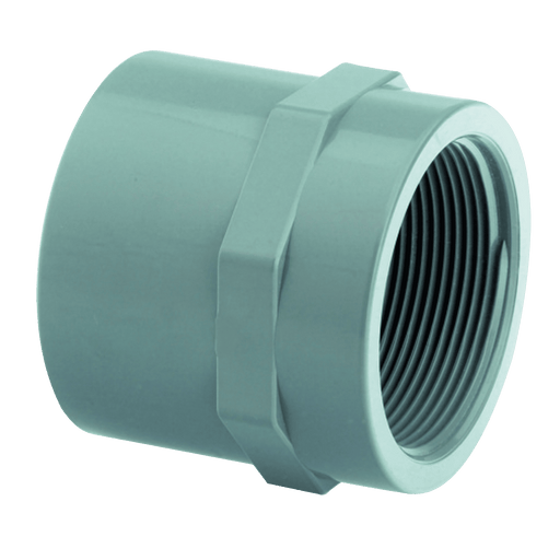 Comer ABS Plain x Threaded Socket 3" PTS-3-ABS - FluidAirFittings