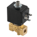 ACL 1/4" BSPP 2/2 N/C Brass Solenoid Valve 24V AC E106BB2520B - FluidAirFittings