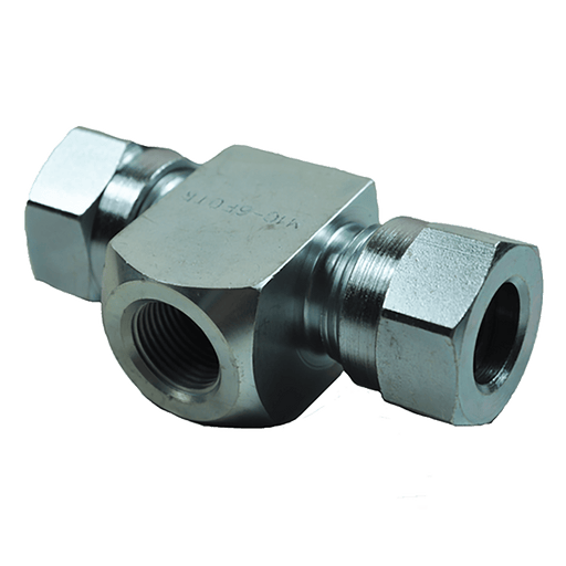 KR 8MM X 1/4" Female Branch Tee KRAM8-4FOTR - FluidAirFittings