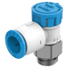 Festo M5 X 4MM OD Exhaust One Way Flow Control Valve 8068723 - FluidAirFittings