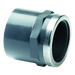 Comer 1.1/2" BSPP X 50MM Plain X Threaded Female SS Reinforced FFTA-50-112-UPVC - FluidAirFittings