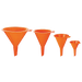 Redashe 4PC Plastic Funnel Set ZFNL4ST - FluidAirFittings