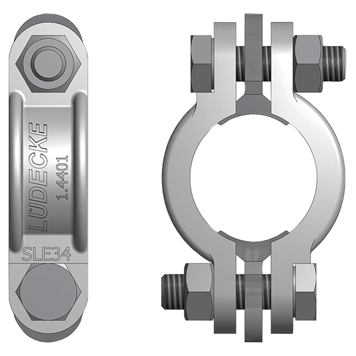 Ludecke Hose Clamp SS Din 20039 A 13MM Range 18-26 SLE 13 - FluidAirFittings