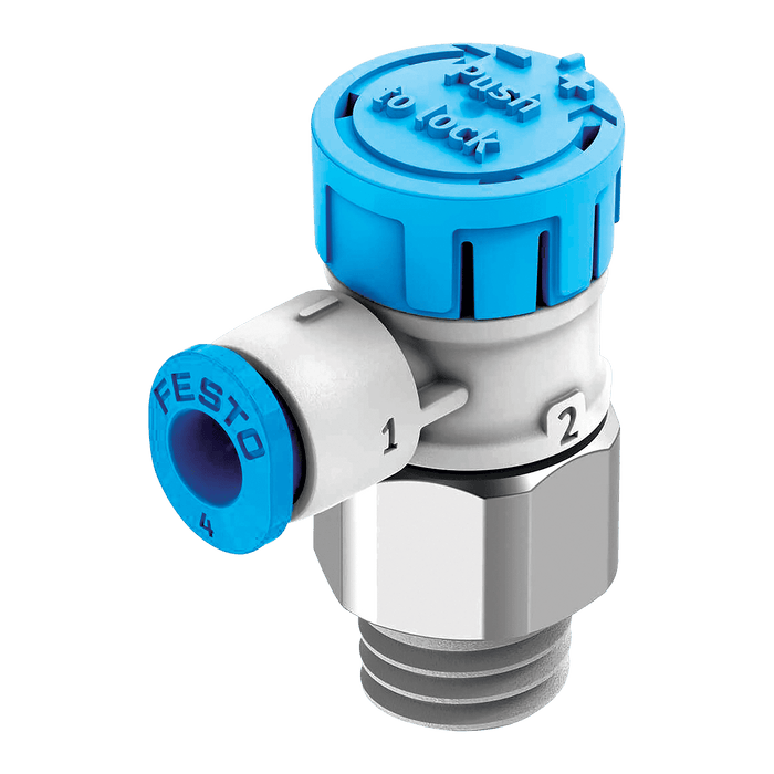 Festo 1/8" X 4MM Supply One Way Flow Control Valve 8068747 - FluidAirFittings