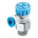 Festo 1/8" BSPT X 6MM Supply One Way Flow Control Valve 8068751 - FluidAirFittings