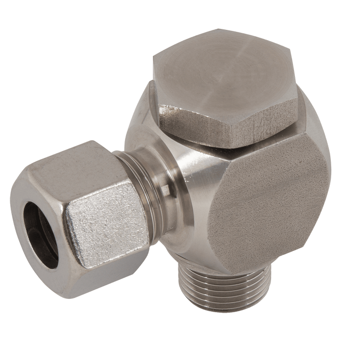 PH Industrie 38MM X 1.1/2" BSPP S Banjo Elbow WDS Viton Seal WHV-38S-24EO-WDS - FluidAirFittings