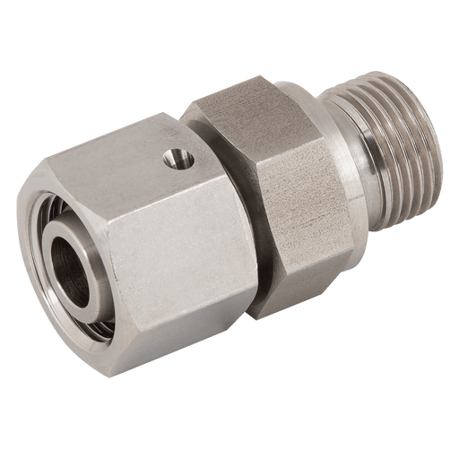 PH Industrie 14MM S X 1/2" BSPP WD F/M S/Pipe DKO Soft Seal EGE-DKO-14S-8EO - FluidAirFittings