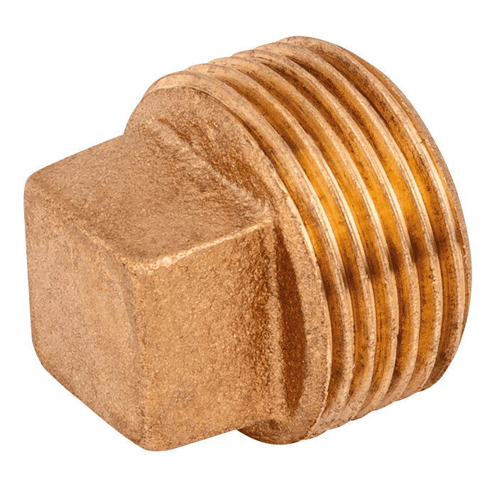 FT Pro - BSP-114-BR 291 Bronze Square Plugs 11/4" - FluidAirFittings