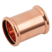 M-Press 15 X 15MM Straight Coupler Copper 680001515 - FluidAirFittings
