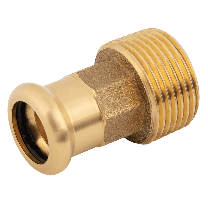 M-Press 66.7 X 2 1/2" Straight M Adaptor Copper Gas 7901066212 - FluidAirFittings