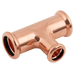 M-Press 54 X 22 X 54 Reducing Tee Copper 79110542254 - FluidAirFittings