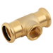 M-Press 15 X 1/2" X 15 Female Reducing Tee Copper 79120151215 - FluidAirFittings