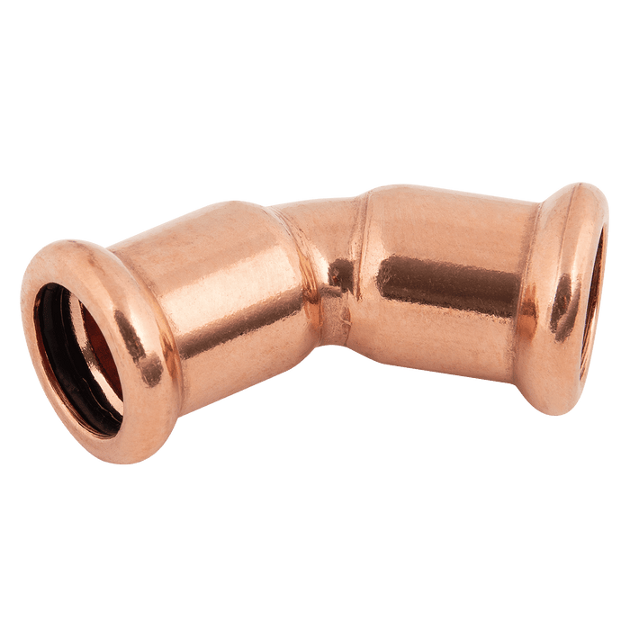 M-Press 54 X 54MM 45° Elbow Copper 882305454 - FluidAirFittings