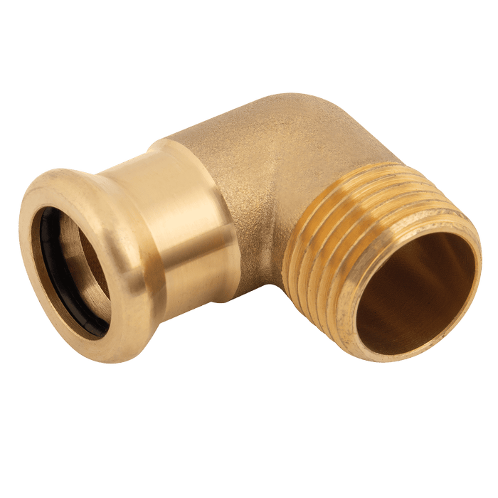 M-Press 22MM X 3/4" Bend 90° Male Copper 8831022034 - FluidAirFittings