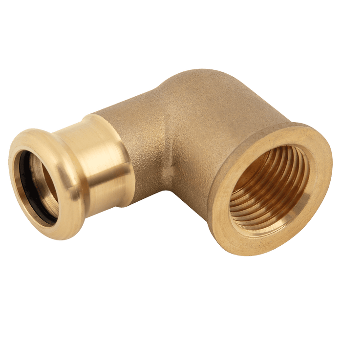 M-Press 15MM X 1/2" Bend 90° Female Copper 8832015012 - FluidAirFittings