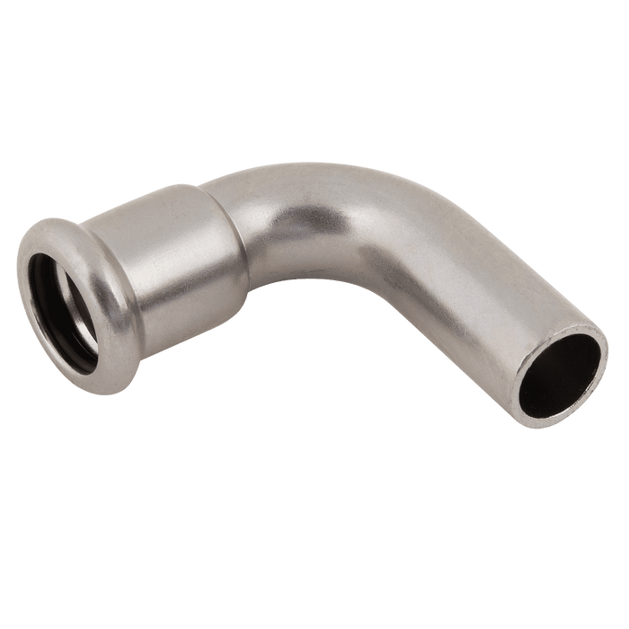 M-Press 28 X 28MM 90° Street Elbow SS 316 Gas 172102828 - FluidAirFittings