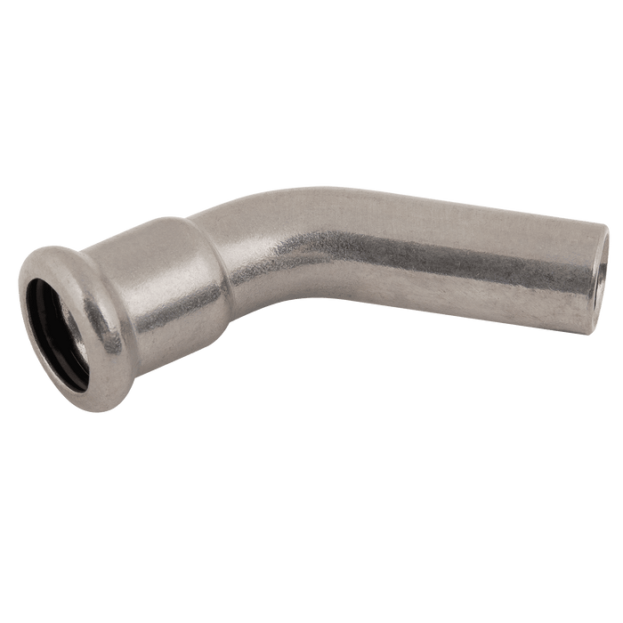 M-Press 28 X 28MM 45° Street Elbow SS 316 Gas 172402828 - FluidAirFittings