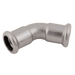 M-Press 42 X 42MM 45° Elbow SS 316 FKM Fitting 142304242 - FluidAirFittings