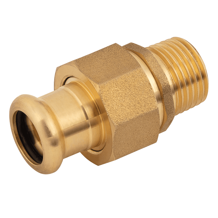 M-Press 35 X 1 1/4" Male Union Adaptor Copper 7908035114 - FluidAirFittings
