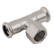 M-Press 22 X 3/4" X 22 Female Reducing T SS 316 FKM 14120223422 - FluidAirFittings
