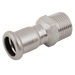 M-Press 28MM X 3/4" Male Adaptor SS316 Fitting HNBR 1701028034 - FluidAirFittings