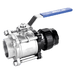 Aircom SS Ball Valve Female G3" to Tube 80MM QLVAINOXMF080248 - FluidAirFittings