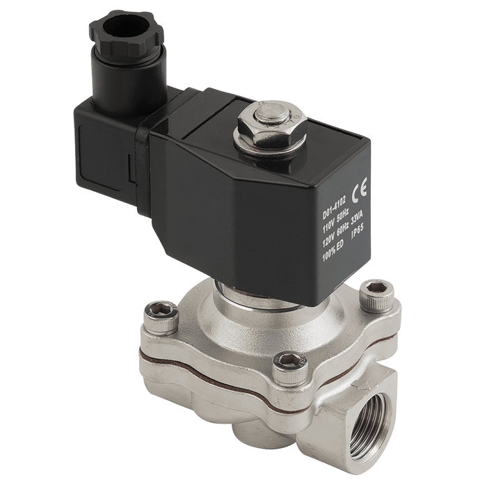 FT Pro - ZS20VE7S2 Solenoid Valve SS G3/4" 24VAC - FluidAirFittings
