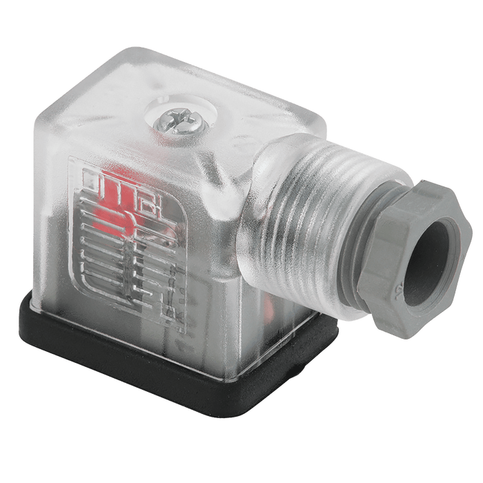 FT Pro - M1TS2VL1 S/Connector TYP3/B PG9 24V 2 Poles + Earth - FluidAirFittings