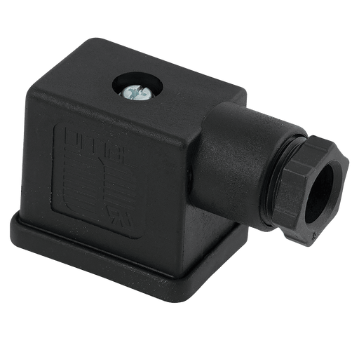 FT Pro - M2NS2000 S/Connector 10MM PG9 Black 2 Poles + Earth - FluidAirFittings