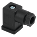 FT Pro - P1NZ3000 Socket Connector PG7 Black 3 Poles + Earth - FluidAirFittings