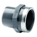 Comer UPVC Plain x Threaded Socket Reinforced 50MM X 1.1/2" MFTA-50-112-UPVC - FluidAirFittings