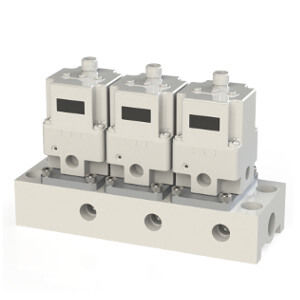 SMC Manifold For Compact Electro-Pneumatic Regulator IITV20-F03-2 - FluidAirFittings
