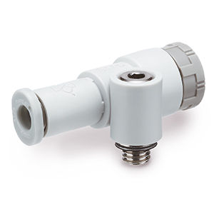 SMC Speed Controller JAS-LEA06-M5 - FluidAirFittings