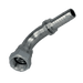 Polyhose 7/16" JIC Female Swept Elbow X 1/4" Hose Tail JIC/4/4/90S - FluidAirFittings