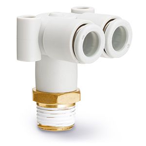 SMC Stainless Steel One-Touch Fitting. KQ2LU06-M5G - FluidAirFittings