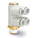 SMC Brass Fitting, 1/2 Male Thread, D 10 Tube. KQ2ZD10-04AS - FluidAirFittings