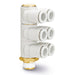 SMC Brass Fitting, 1/4 Male Thread, D 8 Tube. KQ2ZT08-02AS - FluidAirFittings