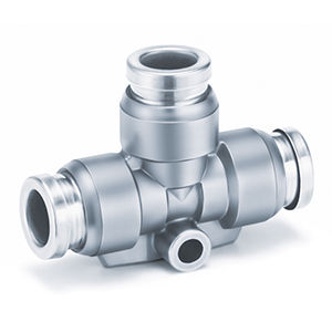 SMC Metric Size Brass One-Touch Fitting. KQB2T10-00 - FluidAirFittings