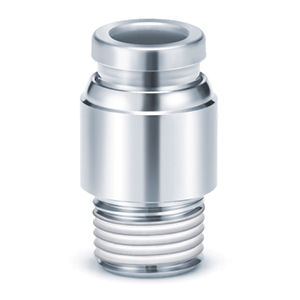 SMC Stainless Steel One-Touch Fitting. KQG2S08-01S - FluidAirFittings