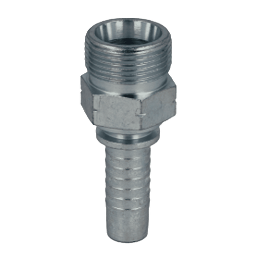 Polyhose 12L Male X 3/8" Hose Tail MET/12/06/M - FluidAirFittings