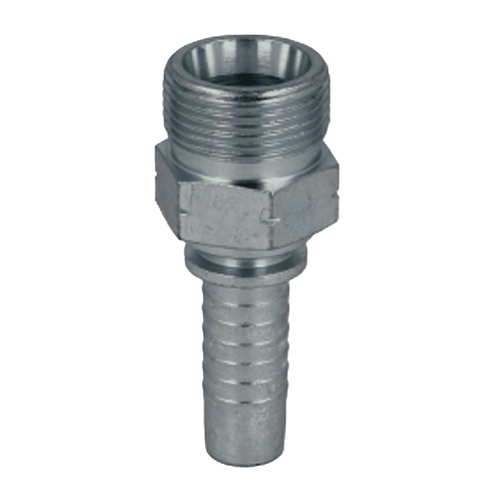 Polyhose 12L Male X 3/8" Hose Tail MET/12/06/M - FluidAirFittings