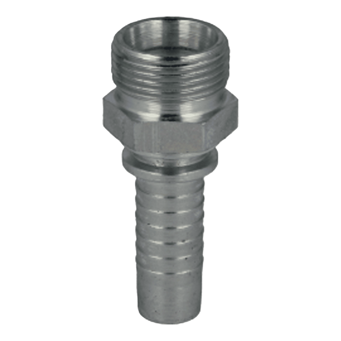 Polyhose 16S Male X 1/2" Hose Tail MET/16/08/S/M - FluidAirFittings