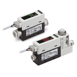SMC Digital Flow Switch PF2M721-F2-E - FluidAirFittings
