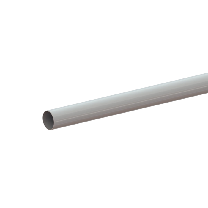 110mm Aluminium Tubes, Grey Colour (RAL7035) - 6 Metre - Pack of 1