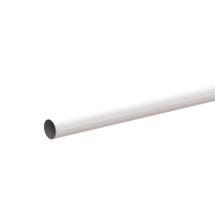 110mm Aluminium Tubes, White Colour - 6 Metre (Pack of 1)