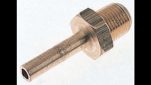 Norgren 36053110 - 1/4" BSPT Male x 6mm Stem O/D Stem Adaptor - FluidAirFittings